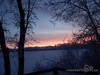 Early morning winter scene